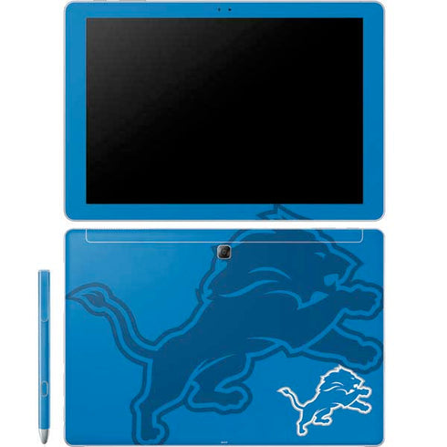 NFL Detroit Lions Double Vision Galaxy Book 12in Skin