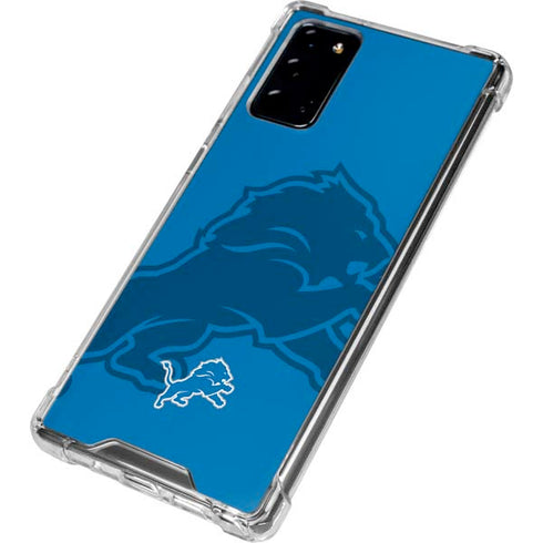 NFL Detroit Lions Double Vision Galaxy Note20 5G Clear Case