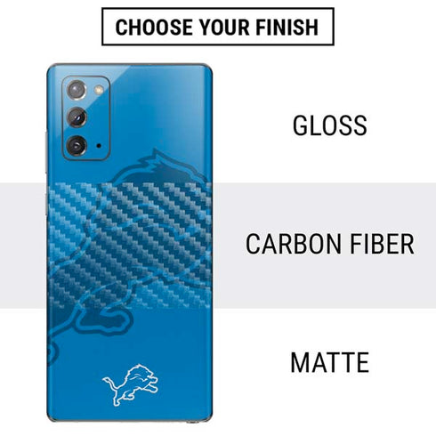 NFL Detroit Lions Double Vision Galaxy Note20 5G Skin