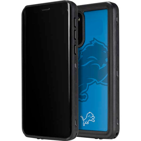 NFL Detroit Lions Double Vision Galaxy S20 Waterproof Case