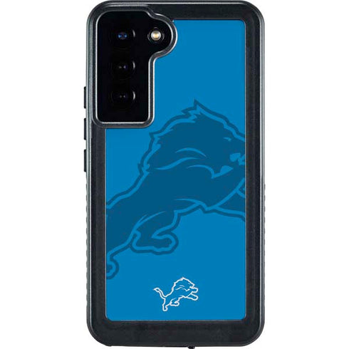 NFL Detroit Lions Double Vision Galaxy S23 Plus Waterproof Case