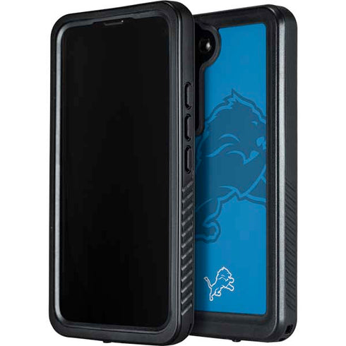 NFL Detroit Lions Double Vision Galaxy S23 Plus Waterproof Case