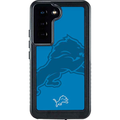 NFL Detroit Lions Double Vision Galaxy S23 Waterproof Case