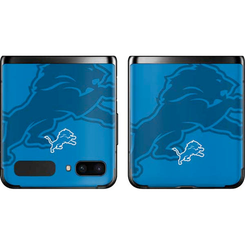 NFL Detroit Lions Double Vision Galaxy Z Flip Skin