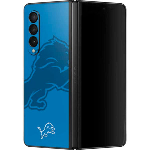 NFL Detroit Lions Double Vision Galaxy Z Fold3 5G Skin
