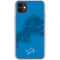 NFL Detroit Lions Double Vision iPhone 11 Clear Case