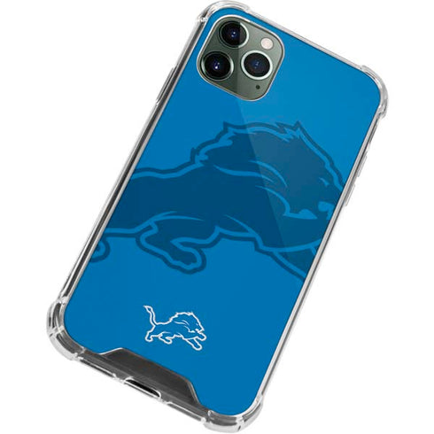 NFL Detroit Lions Double Vision iPhone 11 Pro Max Clear Case