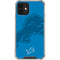 NFL Detroit Lions Double Vision iPhone 12 Mini Clear Case
