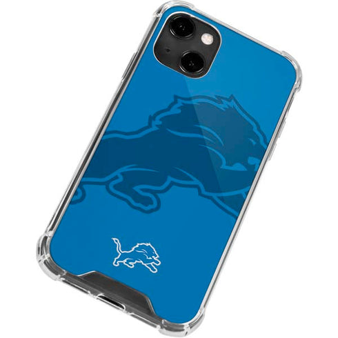 NFL Detroit Lions Double Vision iPhone 14 Clear Case