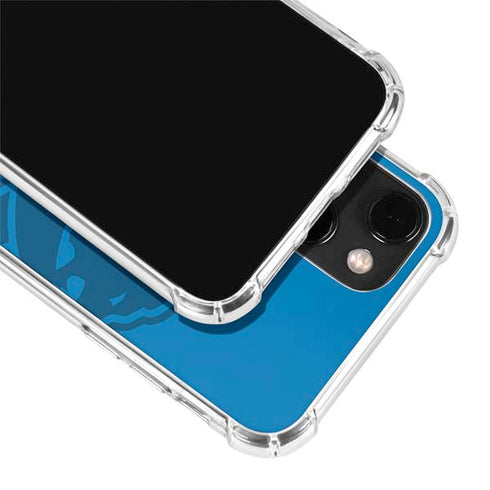 NFL Detroit Lions Double Vision iPhone 14 Plus Clear Case