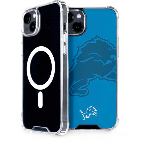 NFL Detroit Lions Double Vision iPhone 14 Plus MagSafe Case