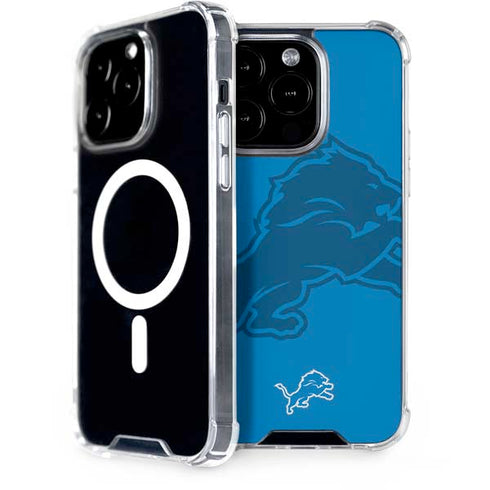 NFL Detroit Lions Double Vision iPhone 14 Pro MagSafe Case