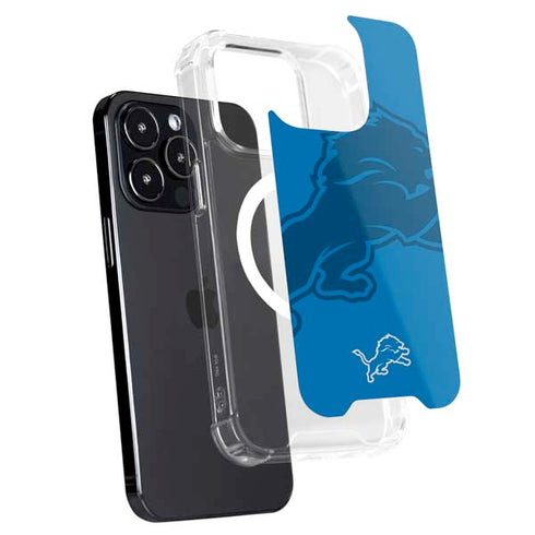 NFL Detroit Lions Double Vision iPhone 14 Pro Max MagSafe Case