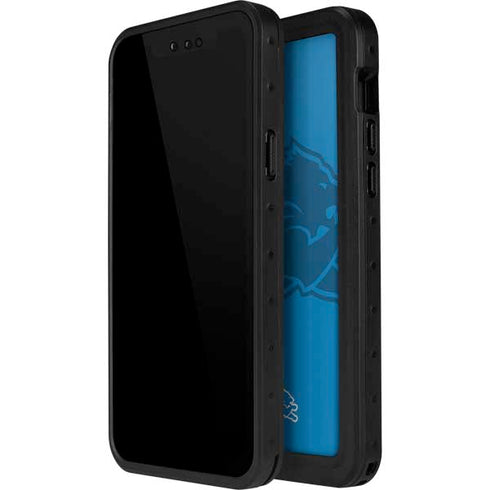 NFL Detroit Lions Double Vision iPhone 14 Pro Max Waterproof Case