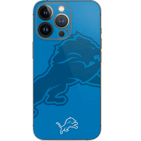 NFL Detroit Lions Double Vision iPhone 14 Pro Skin