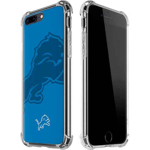 NFL Detroit Lions Double Vision iPhone 7/8 Plus Clear Case