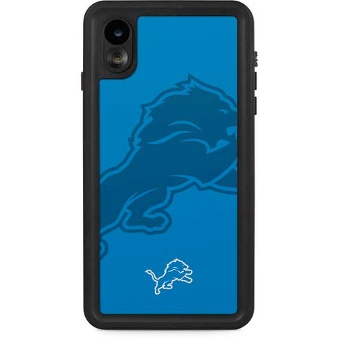 NFL Detroit Lions Double Vision iPhone XR Waterproof Case