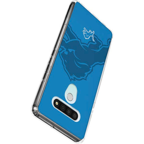 NFL Detroit Lions Double Vision LG Stylo 6 Clear Case