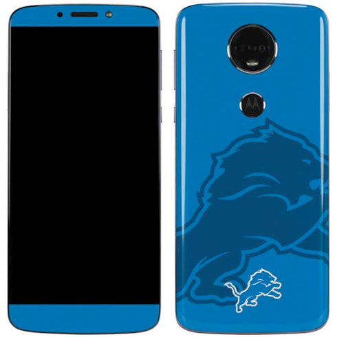 NFL Detroit Lions Double Vision Moto E5 Plus Skin