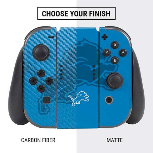 NFL Detroit Lions Double Vision Nintendo Switch Bundle Skin