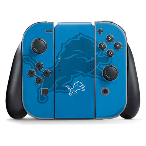 NFL Detroit Lions Double Vision Nintendo Switch (2017-2021) Joy-Con Controller Skin