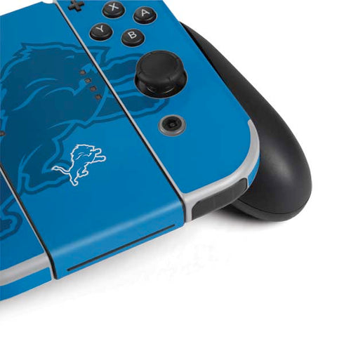 NFL Detroit Lions Double Vision Nintendo Switch OLED (2021) Skin