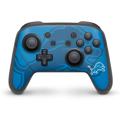 NFL Detroit Lions Double Vision Nintendo Switch Pro Controller Skin