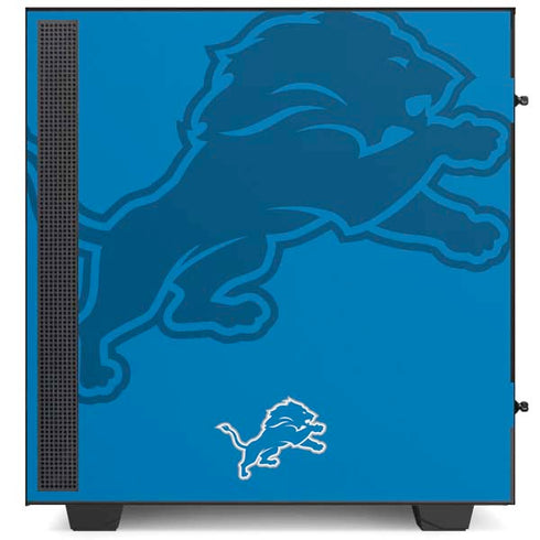 NFL Detroit Lions Double Vision NZXT H510 Compact ATX Mid-Tower Case Skin
