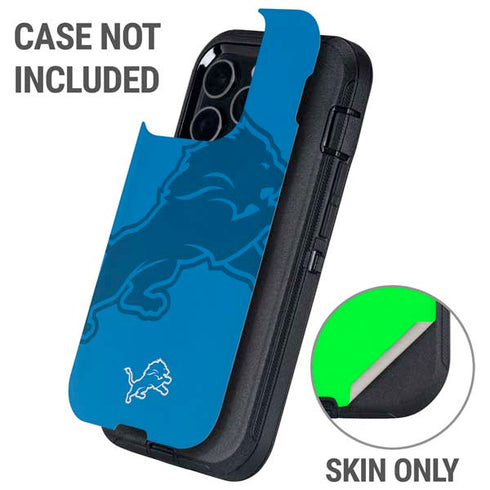 NFL Detroit Lions Double Vision Otterbox Defender iPhone Skin