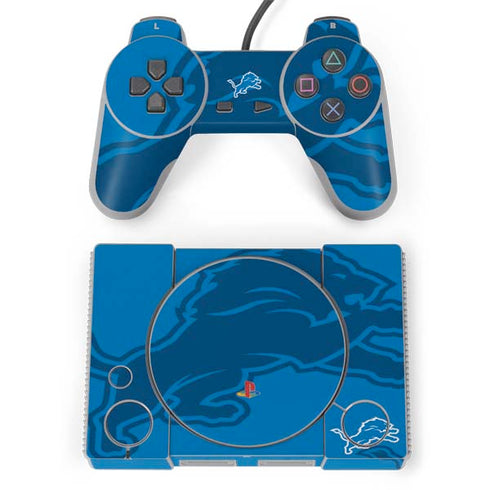 NFL Detroit Lions Double Vision PlayStation Classic Bundle Skin