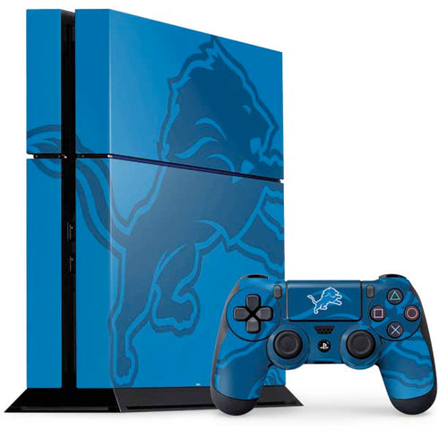 NFL Detroit Lions Double Vision PS4 Console and Controller Bundle Skin