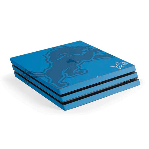 NFL Detroit Lions Double Vision PS4 Pro Console Skin
