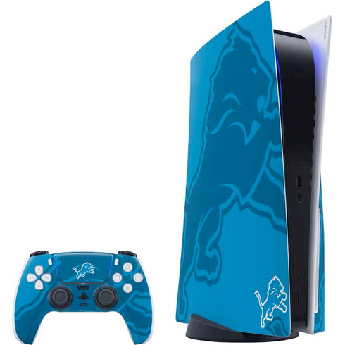 NFL Detroit Lions Double Vision PS5 Bundle Skin