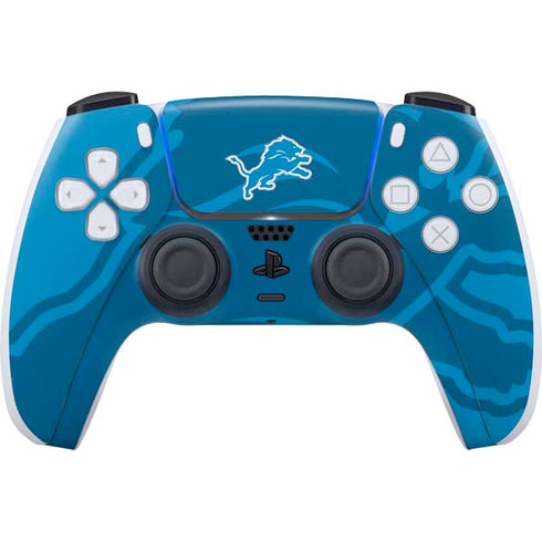 NFL Detroit Lions Double Vision PS5 Controller Skin