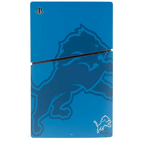 NFL Detroit Lions Double Vision PS5 Slim Disk Console Skin