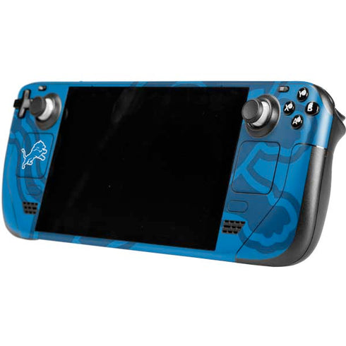 NFL Detroit Lions Double Vision Steam Deck Handheld Gaming Computer Skin
