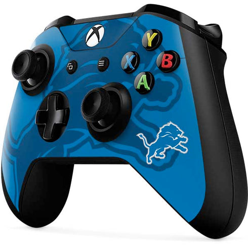 NFL Detroit Lions Double Vision Xbox One X Controller Skin