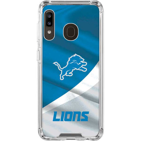 NFL Detroit Lions Galaxy A30 Clear Case