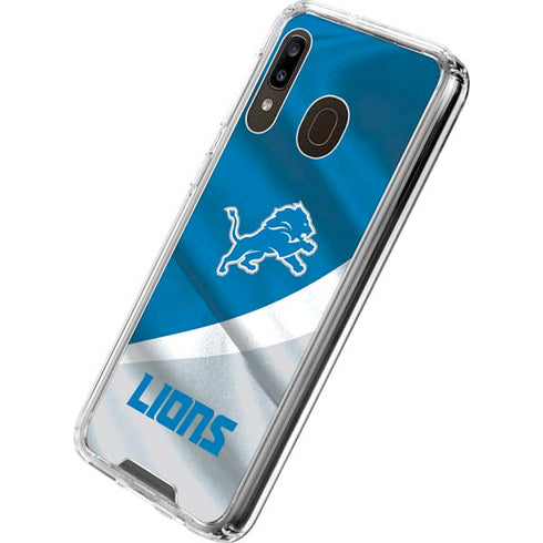 NFL Detroit Lions Galaxy A30 Clear Case