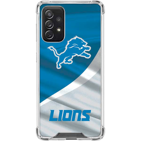 NFL Detroit Lions Galaxy A72 5G Clear Case