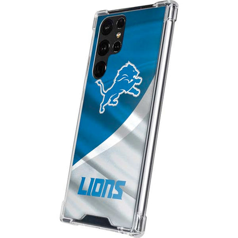 NFL Detroit Lions Galaxy S22 Ultra Clear Case