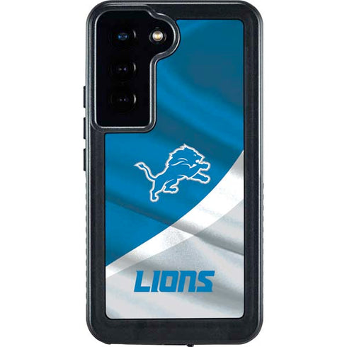 NFL Detroit Lions Galaxy S23 Waterproof Case