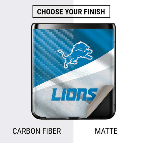 NFL Detroit Lions Galaxy Z Flip Skin