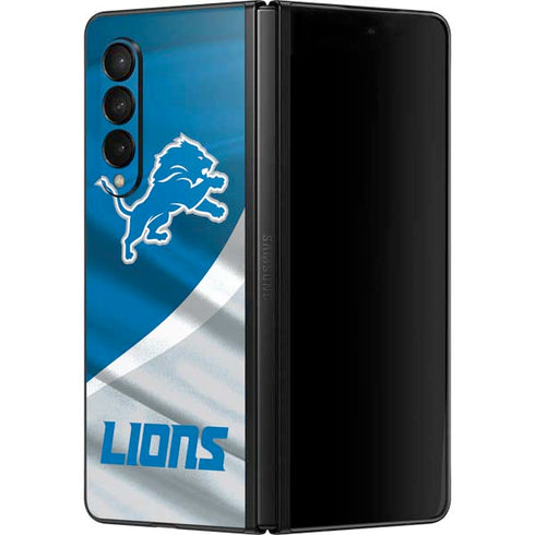 NFL Detroit Lions Galaxy Z Fold3 5G Skin