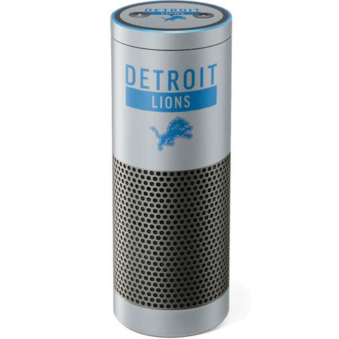 NFL Detroit Lions Grey Performance Series Amazon Echo Skin