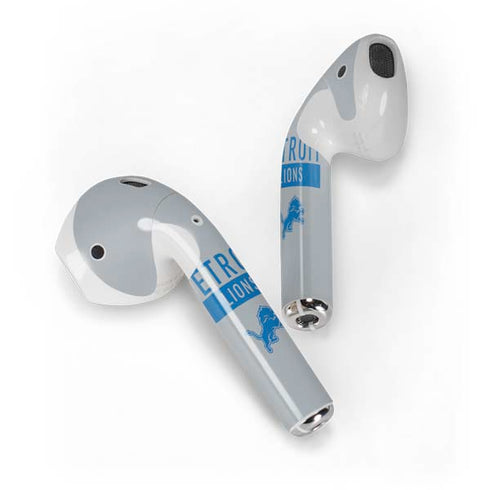 NFL Detroit Lions Grey Performance Series Apple AirPods Skin