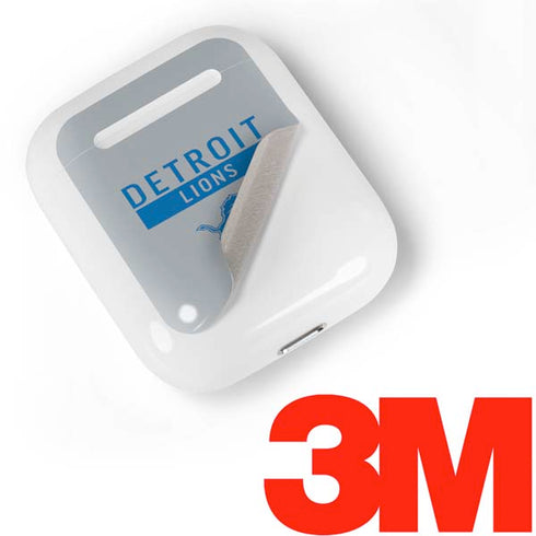 NFL Detroit Lions Grey Performance Series Apple AirPods Skin