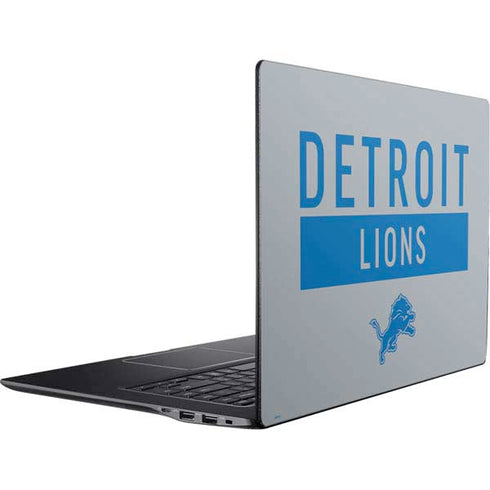 NFL Detroit Lions Grey Performance Series Ativ Book 9 (15.6in 2014) Skin