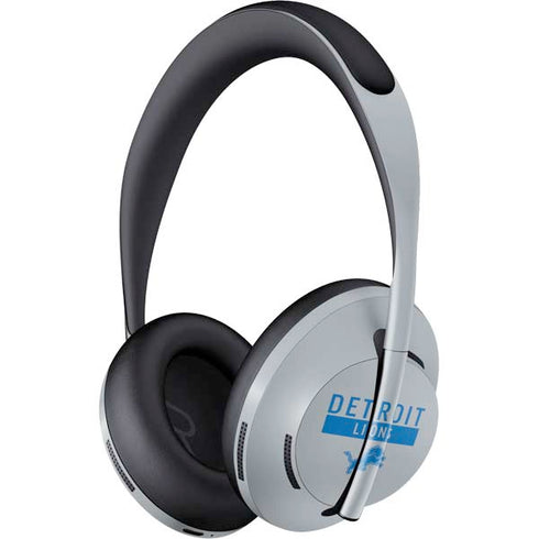 NFL Detroit Lions Grey Performance Series Bose Noise Cancelling Headphones 700 Skin