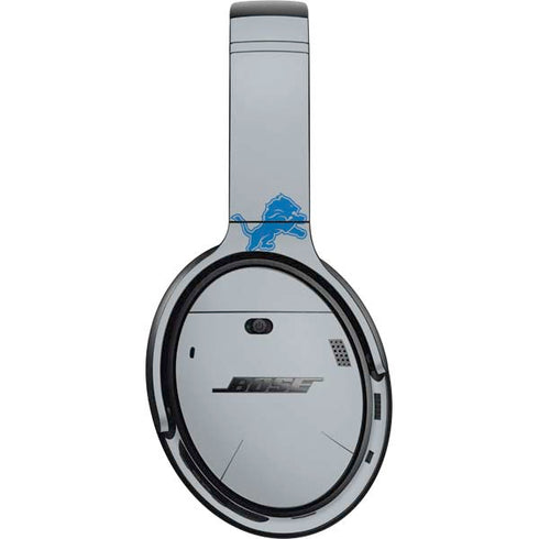 NFL Detroit Lions Grey Performance Series Bose QuietComfort 35 Headphones Skin